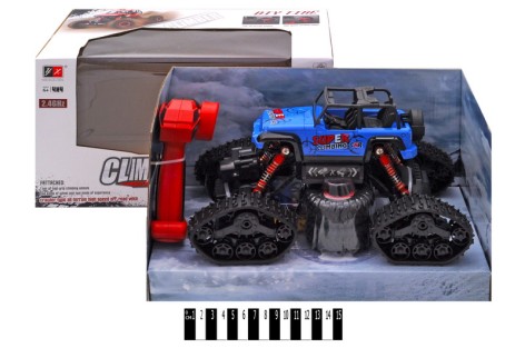 Радіокерована машинка-снігохід змінні колеса, акумулятор, USB, коробка 36*20,5*20 см