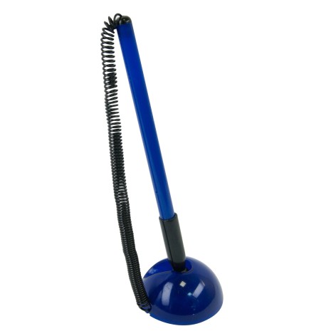 Ручка шариковая на подставке Jobmax, синяя