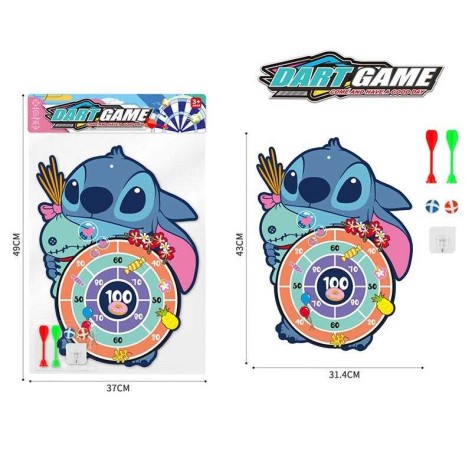 Дартс герой, 2 шарика, 2 дротика, мишень, крючок, в п/е /288/