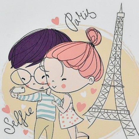 Алмазна мозаїка Strateg "Момент мрійливості" 30x30 см (HEE16326)