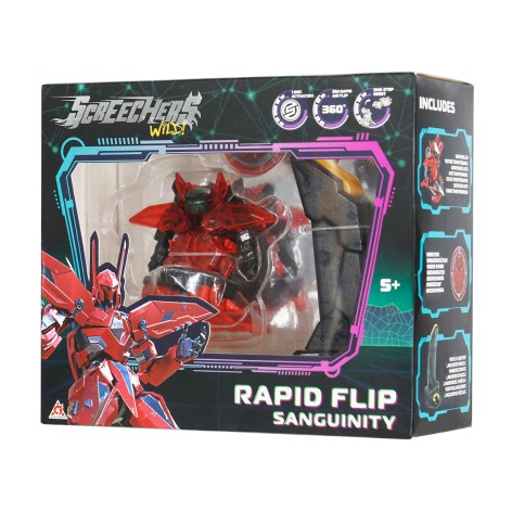 Ігровий набір SCREECHERS WILD! S5 L0.5 V2 - СЕНГВІНІТІ (запускач, машинка-трансформер)