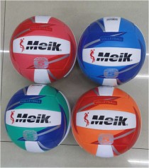 Мяч волейбольный 4 вида, вес 300-320 грамм, мягкий PVC /60/