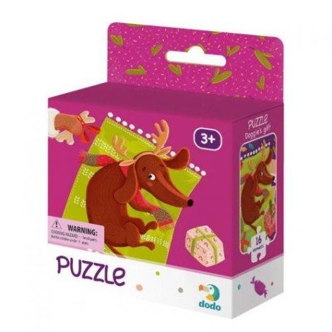 Пазл "Подарунок для цуценя", 16 елементів