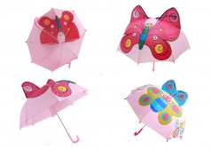 Зонт детский пластик, крепление, размер трости - 60см, диаметр в раскрытом виде – 70см /60-5/