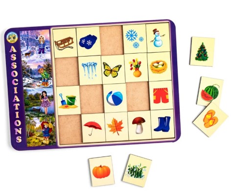 Сортер деревянный: Ассоциации - поры года Ubee ПСД122