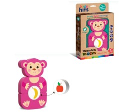 Дерев'яна іграшка Kids hits мавпочка 4 деталі