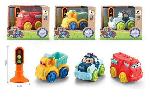 Виниловая машинка 3 вида, в кор. 