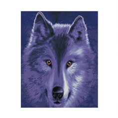 Алмазная картина FA20174 «Волчица в лунном сиянии», размером 40х50 см