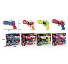 Пістолет 4 види, герой, звук, підсвічування, в кор. 22*17,5*5,6 см, мікс видів 