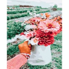 Розпис за номерами Букет у полі