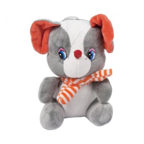 Мишка з бантом (сірий)