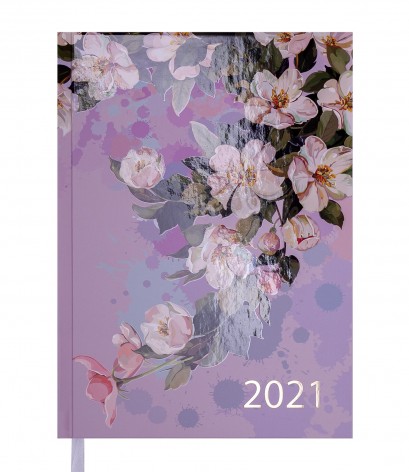 Дневник датированный 2021 FILLING, A5, 336 стр., белый