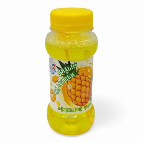Мильні бульбашки з фруктовим ароматом 150 мл (ананас)