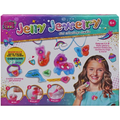 Набор для творчества 21001C (24шт) гель 2 шт, блестки, наклейки, трафарет, аксессуары