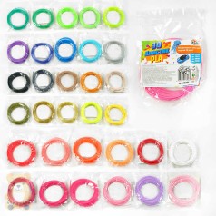 Пластик PLA для 3D ручки 4FUN Game Club підходить до номерів 28381, 73877, 60484, 86939 МІКС КОЛЬОРІВ 