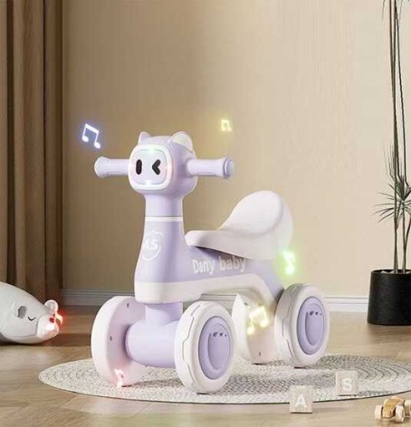 Велобіг JOY 4-х колісний колеса PU, рама пластик, озвучування та підсвічування, в кор. /1/