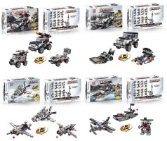 Конструктор 127дет. 4 види, біля кор. 19*13*4см 