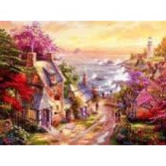 Алмазная мозаика по номерам 30*40 