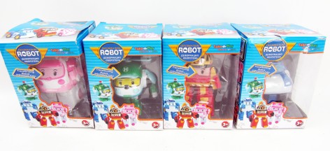 УЦІНКА 30% Трансформер 4 види, р-н іграш. 9*6.5*13 см, кор. 11*10*15 см 