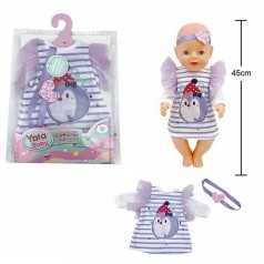 Одяг для пупса на пупса висотою 40-45 см, в п/е 