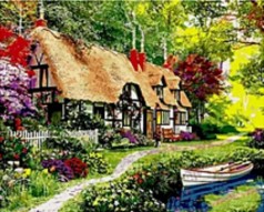 Алмазна мозаїка за номерами 212EZ 40*50 