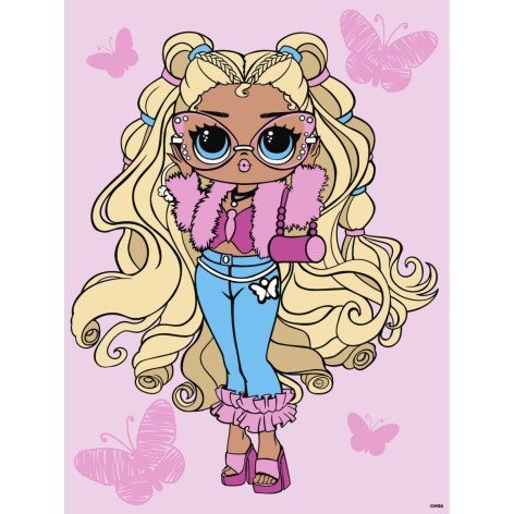 Картина по номерам "L.O.L. Surprise! Tweens. Olivia Flutter" 30х40 см