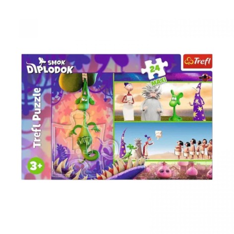 Пазлы Trefl "Интересный дракон" 24 шт. MAXI