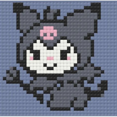 Алмазна мозаїка/вишивка міні. Куромі синя 10*10 см Орігамі ODM 0103