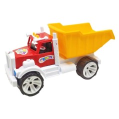 Самоскид іграшковий Бамсик (червоний+жовтогарячий)