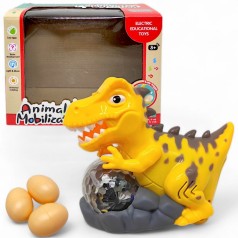 Музыкальная интерактивная игрушка "Дино желтый" (несет яйца)