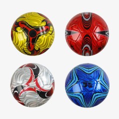 М`яч футбольний 4 види, матеріал м'який PVC, вага 330-350 грамів, гумовий балон, розмір №5, МІКС ВИДІВ /80/
