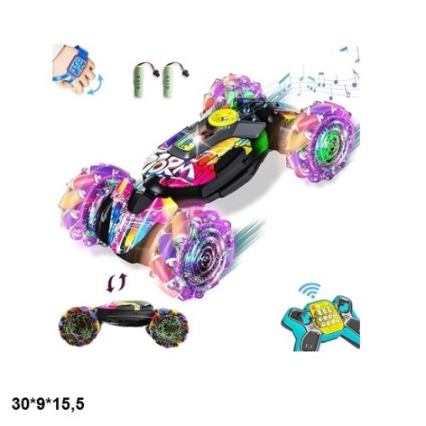 Всюдихід-трюкач на радіокеруванні "Twist" акум. світ. дим. 2 кольори 30*9*15,5