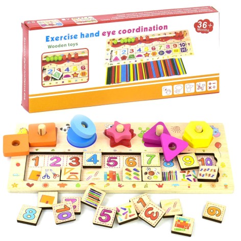 Деревянная логическая игра