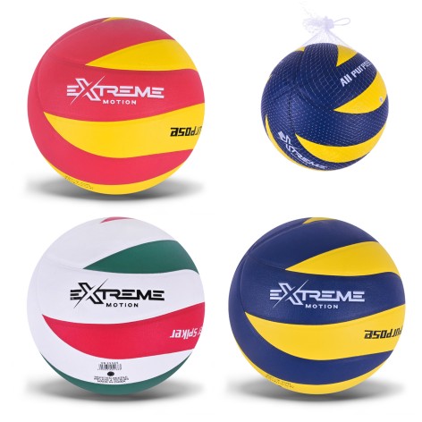 Мяч волейбольный PU 280 гр, микрофибра, 3 цвета /50/