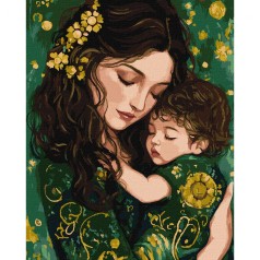 Картина по номерах з фарбами металік 