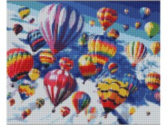 Набор для творчества алмазная картина Воздушные шары Strateg размером 30х40 см (KB089)