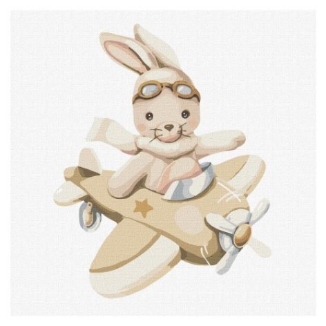 Картина по номерам "Маленький пилот"???