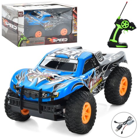 Р/К Машина 1:16, акум, USBзар, 23см, світло, корпус, що не б'ється, гум.колеса, в кор-ці, 28-16-15 /12/