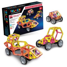 Конструктор магнітний 58 деталей 45*32*8 см PL-923-528