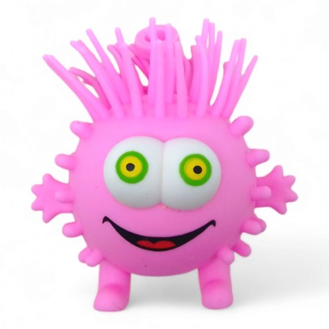 Іграшка-антистрес "Монстрик", зі світлом (рожевий)