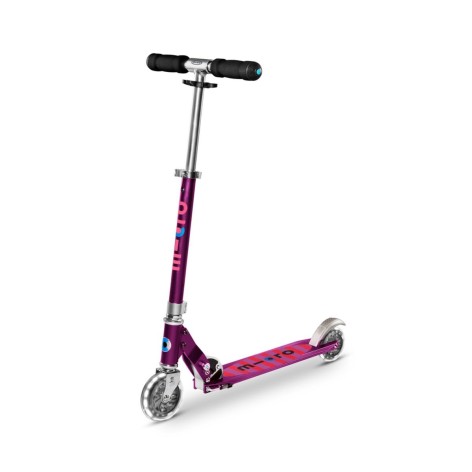Самокат MICRO серии Sprite LED – Фиолетовый