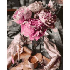 Розпис за номерами Півонії та кава