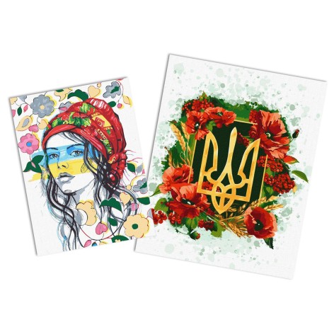 Набір для розпису по номерах.40х50 та 30х40