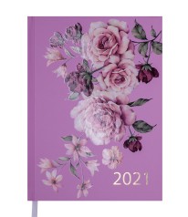 Щоденник датований 2021 FILLING, A5, 336 стор., рожевий