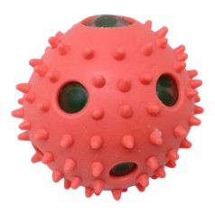 Игрушка-атистресс "Мячик с орбизами" (коралловый)