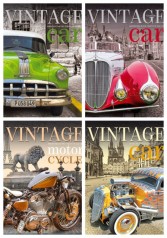 Блокнот 70г, інтегр.обкл., А5, 80аркушів,обкл-метал+лак,лінія, диз.17108-17111