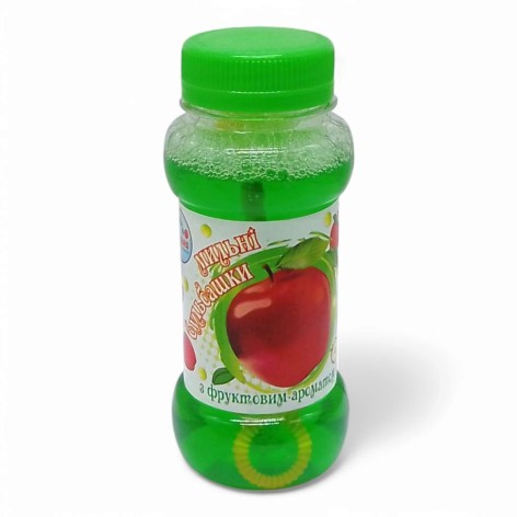 Мильні бульбашки з фруктовим ароматом 150 мл (яблуко)