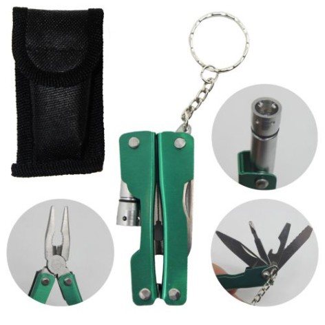 Брелок мультитул с фонариком