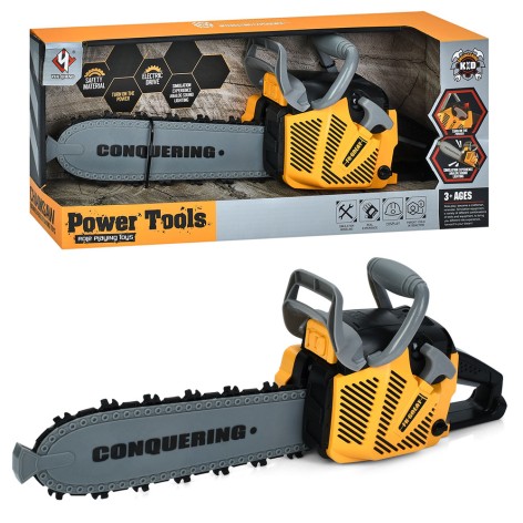 Пила звук, автоматичне обертання пиляльного ланцюга, на батарейках, кор. 