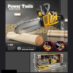 Пила звук, автоматическое вращение пильного цепи, на батарейках, в кор. 